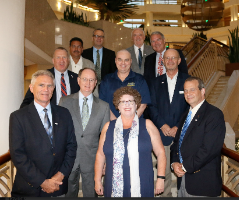 CoSIDA Past Presidents gathered at the 2015 CoSIDA Convention. Pete Moore served as CoSIDA President in 2001-02.